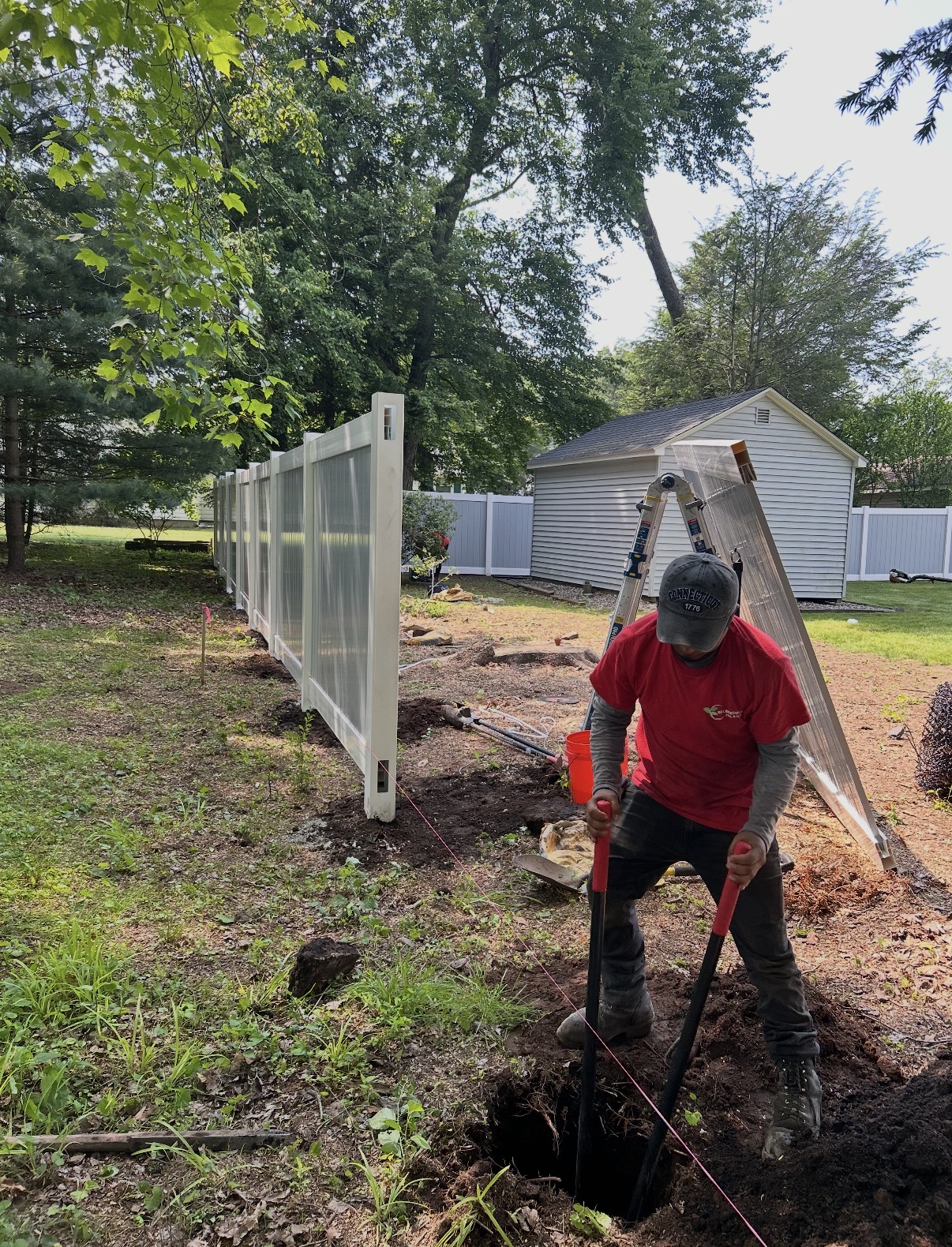 Fencing project by Cris Landscaping